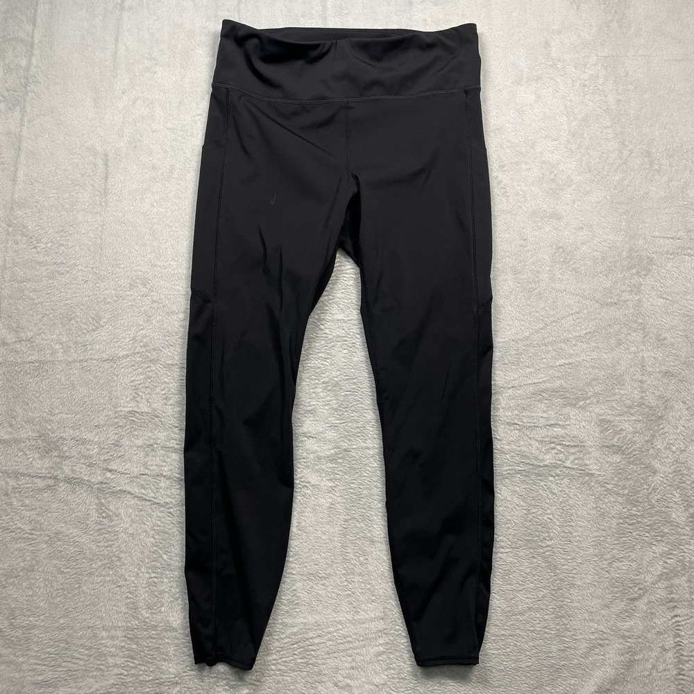 Vuori Daily Leggings Women Large Black High Rise Pockets VW429
